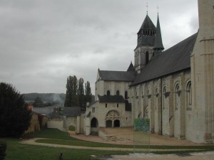 vue sur l'église abbatiale