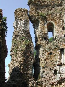 Vue intérieur du Château de Fréteval dans le Loir et Cher (41)